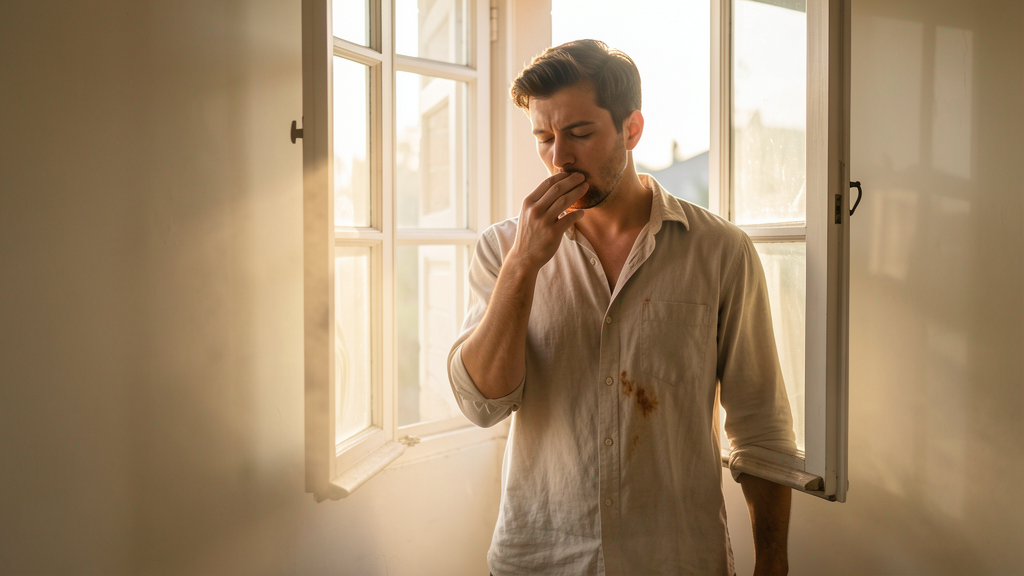Editorial image illustrating The Spotlight Effect: Why You Think Everyone Noticed That Tiny Stain on Your Shirt